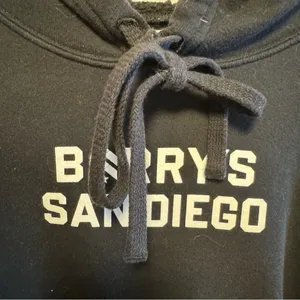 Barry's San Diego Black Hoodie Size M thumbnail 2