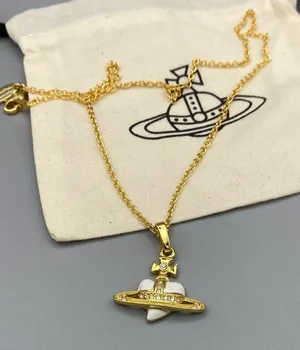 Vivienne Westwood Gold and White Necklace thumbnail 1