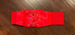 Amazon Red Corset Belt thumbnail 1