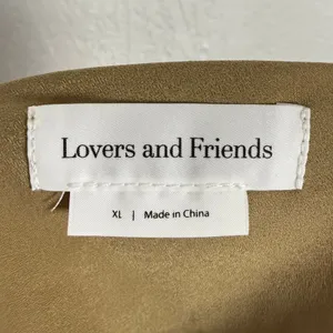 Lovers + Friends Lauren Leopard Print Satin Midi Slip Dress in Gold Size XL thumbnail 5