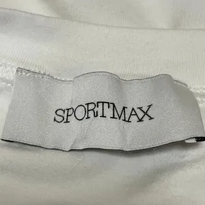 Sportmax Women's White Crew Neck Short Sleeve Basic T Shirt Tee Top Size M thumbnail 4