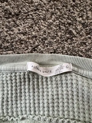 Altar'd State Oversized Cropped Sweater thumbnail 2
