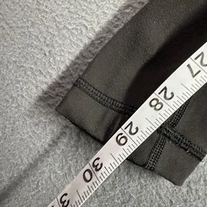 Lululemon Speed Tight III Ruched Leggings Womens 4 Black‎ Pull On Pockets thumbnail 8