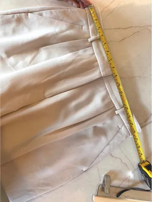 Abercrombie & Fitch Sloane Tailored Wide Leg Pants Trouser Beige Women’s 12/31 thumbnail 10