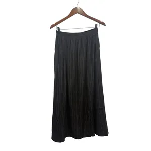 Lulus Midsummer Memories Black Mid-Rise Maxi Skirt size Small NWT thumbnail 2