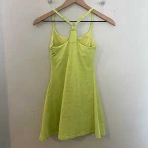 OUTDOOR VOICES- The Exercise Dress Heathered Yellow Size XS thumbnail 4
