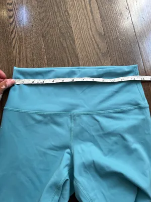 Lululemon Wunder Train High Rise Leggings Tights Light Blue Women’s Size 8 thumbnail 7