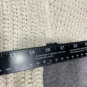 Moral Fiber Women's Cream Cable Knit Turtleneck Sweater Size M Polyester‎ Chunky thumbnail 3