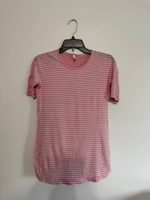 Lululemon Devotion Short Sleeve Tee
Classic Stripe White Pink Shell / Pink Shell thumbnail 3