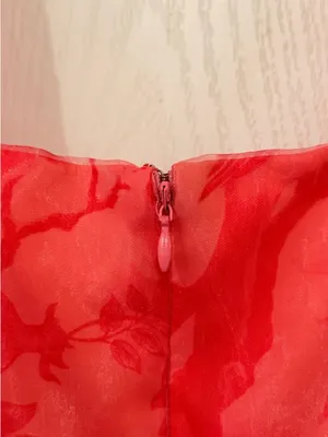 Final Price TCEC Coral Pink Floral Mini Dress thumbnail 4