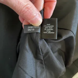 The Limited Black Military Blazer sz XS Jacket Office Chic Preppy Dark‎ Academia thumbnail 9