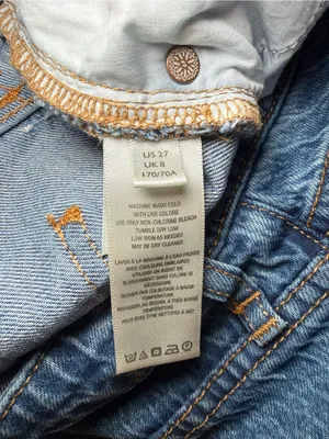 We The Free CRVY High Rise Straight Distressed Jeans thumbnail 6