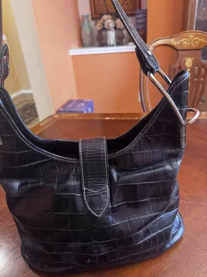 Dooney & Bourke Croc Embossed Genuine Leather Shoulder Bag MADE IN USA thumbnail 7