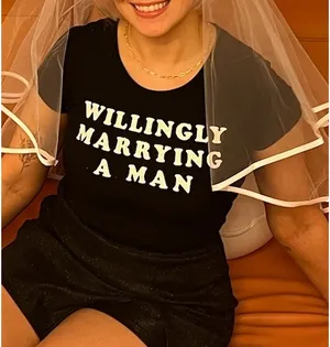 Bachelorette Baby Tee Black thumbnail 3