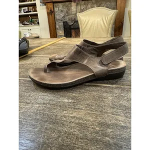 Dansko‎ Reece Toe Loop Sandals Brown Slingback Leather Size 39 US 8.5-9 thumbnail 3