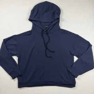 Quince Fleece Pullover Hoodie Women’s XS Navy Blue thumbnail 1