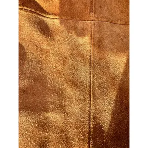 Clarks Brown Suede Leather Bucket Bag Drawstring Hobo Tote Tan Handle thumbnail 8