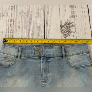 Garage Denim Skirt Mini Blue Jean Women’s M Indie Hottie Y2K 90s Style thumbnail 7