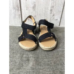 Samilor Womens Sandals Size 7 Black Straps Open Toe Boho Summer Casual Shoes thumbnail 5