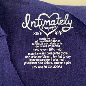 NEW Free People Intimately Cutout High Neck Racerback Tank Top in‎ Blue thumbnail 5