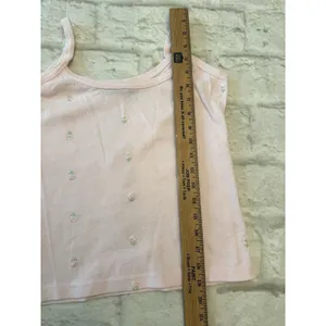 Vtg‎ Xhilaration Womens Y2K Pink Cami Floral Coquette Fairy M Tank Top thumbnail 7