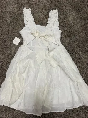 Altar'd State Dress White Medium thumbnail 2