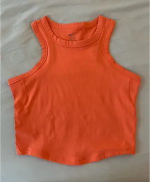 Nike Orange Racerback Tank Top thumbnail 1
