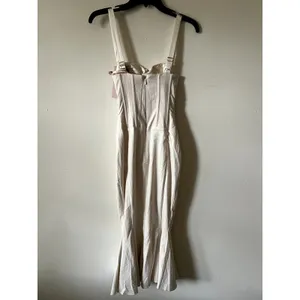 Oh Polly Valentina Layered Bra-Detail Fishtail Midaxi Dress Size 0 New thumbnail 6
