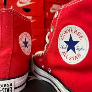 Converse Women's Red Trainers thumbnail 5