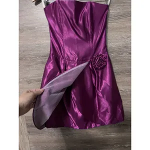 Jessica McClintock for Gunne Sax Dress S Hot Pink Mini Strapless Cocktail Prom thumbnail 2