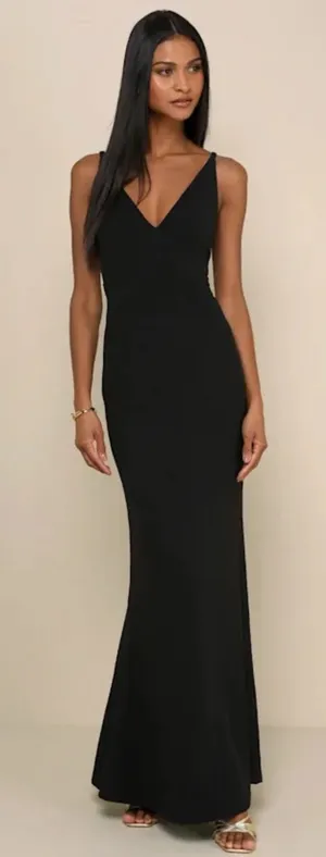 Lulus Black Sleeveless Maxi Dress thumbnail 1