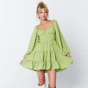Princess‎ Polly Danny Long Sleeve Mini Dress Green Size 8 thumbnail 12