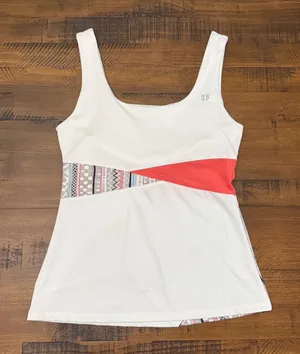 EleVen by‎ Venus Williams Drill Tank Top In Aztec Goddess Print Size Small thumbnail 1