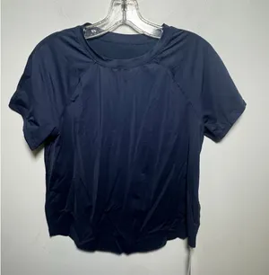 Halara Women's Short Sleeve Breezeful Draped Activewear T-Shirt Navy Blue Size M thumbnail 1