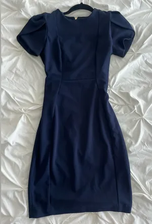 Calvin Klein Midnight Blue Mini Dress thumbnail 1