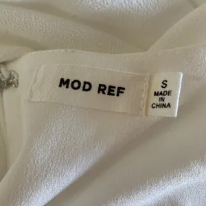 Mod Ref Midi‎ Dress Small White Embroidered Boho Resort Beach Bridal Casual thumbnail 10