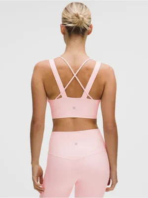 Lululemon Like A Cloud Longline Bra *Light Support D/DD Bundle Black Pink‎ thumbnail 3