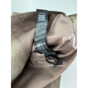 Miss Selfridge ASOS Cropped Blazer US 4 Taupe Double Breasted Lace Up Sleeves thumbnail 11