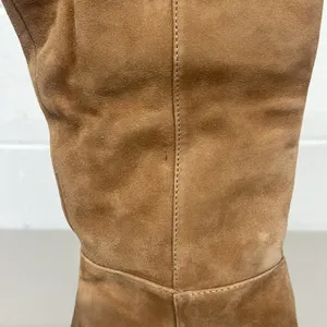 New Steve Madden sz5.5 Marcello brown knee boots suede cognac tan heeled thumbnail 9