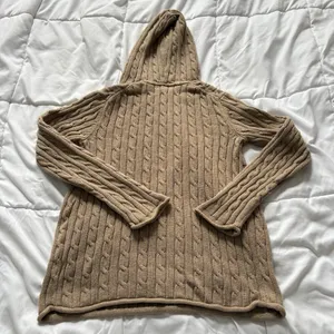 Vintage 90s Y2K Old Navy Brown Sweater Long Sleeve‎ Pockets Womens Size Small thumbnail 8