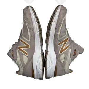 RARE New Balance 990v4 Women's Size‎ 9 Alabaster Suede Made In USA W990FA4 thumbnail 6