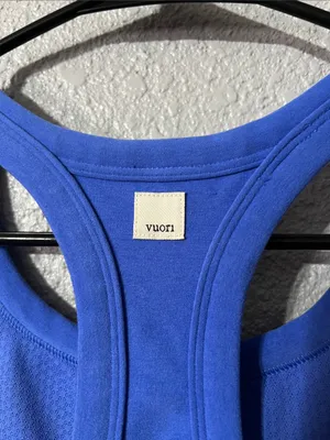 Vuori Elevation Race Bra Size XL Bright Iris Heather thumbnail 6