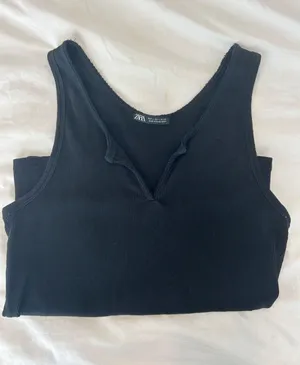 Zara Black Tank Top thumbnail 1
