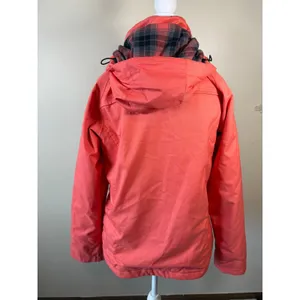 Ride‎ Snowboards Women Ski Snowboard Jacket Coral Plaid Lined Medium Waterproof thumbnail 4