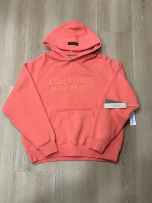 Essentials Fear of God Coral Hoodie and Pant Set XS thumbnail 2