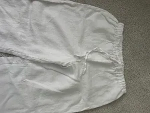 Reformation Olina Linen Pants White thumbnail 5