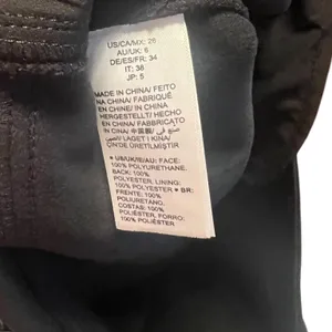 The Drop Jack Vegan Leather Straight Leg Pants Black 26 NWT thumbnail 10