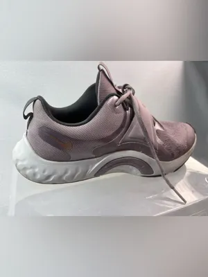 Nike Crew 10 Women's Mauve Cross-Training Sneakers w Rose Gold Swoosh thumbnail 5