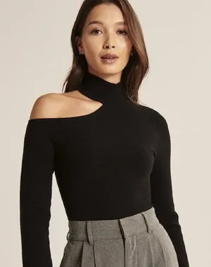 Abercrombie and fitch long sleeve mock neck thumbnail 2