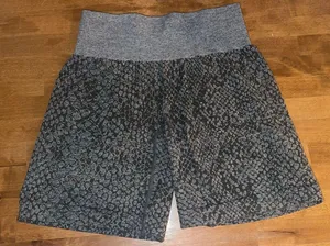Medium Greenish Gray Snakeskin NVGTN Shorts  thumbnail 1